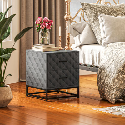 40cm W Particle Board Bedside Table