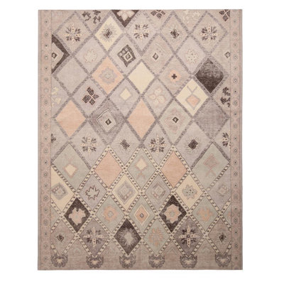 Distressed Homage Hand Knotted Wool Area Rug