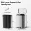Stainless Steel Step On Recycling Bin - 50L