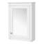 Armoire de rangement de salle de bain murale 20 "avec miroir, armoire à pharmacie avec tablette réglable en hauteur, armoire de rangement au-dessus de la toilette-1052135411
