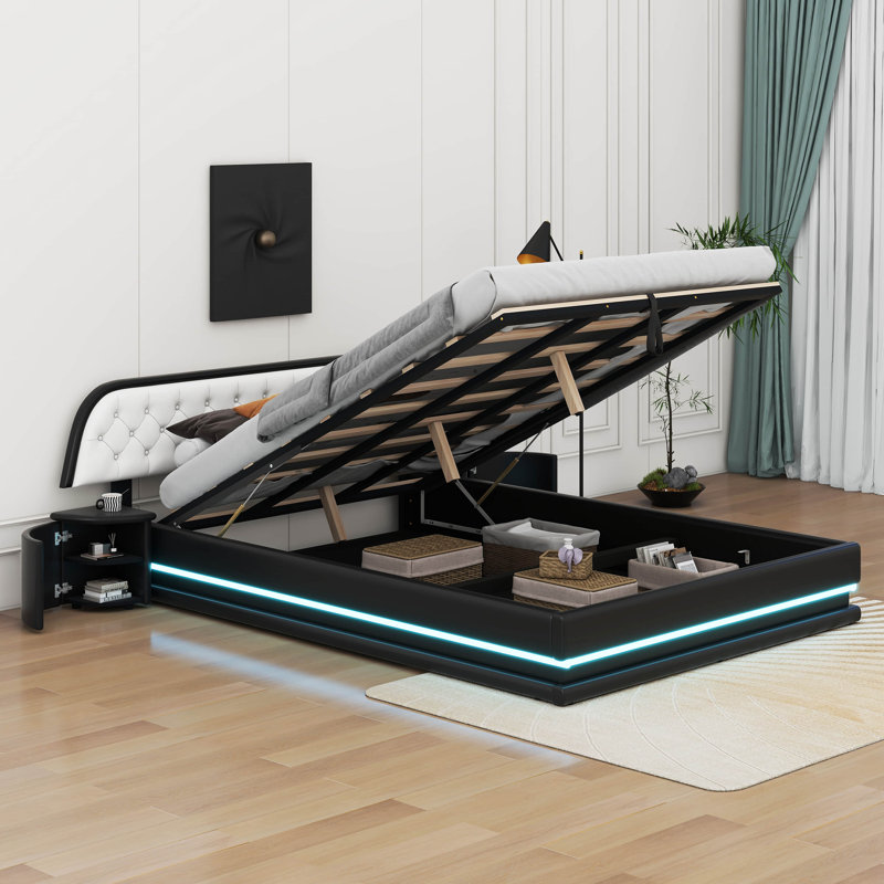 Lit plateforme tapissier Hedvig