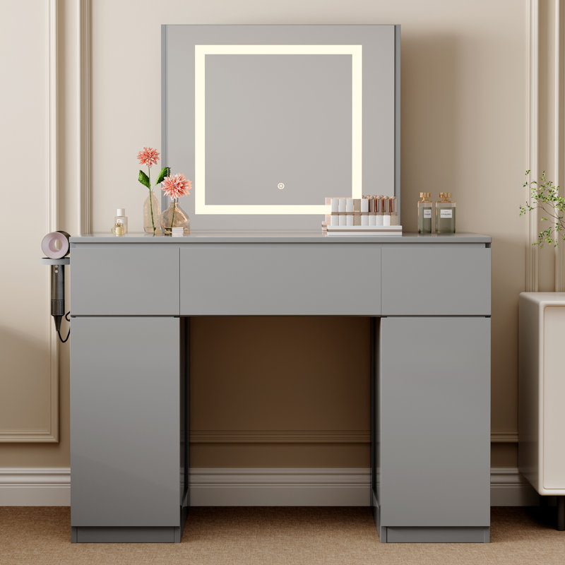 Dressing Table, Grey