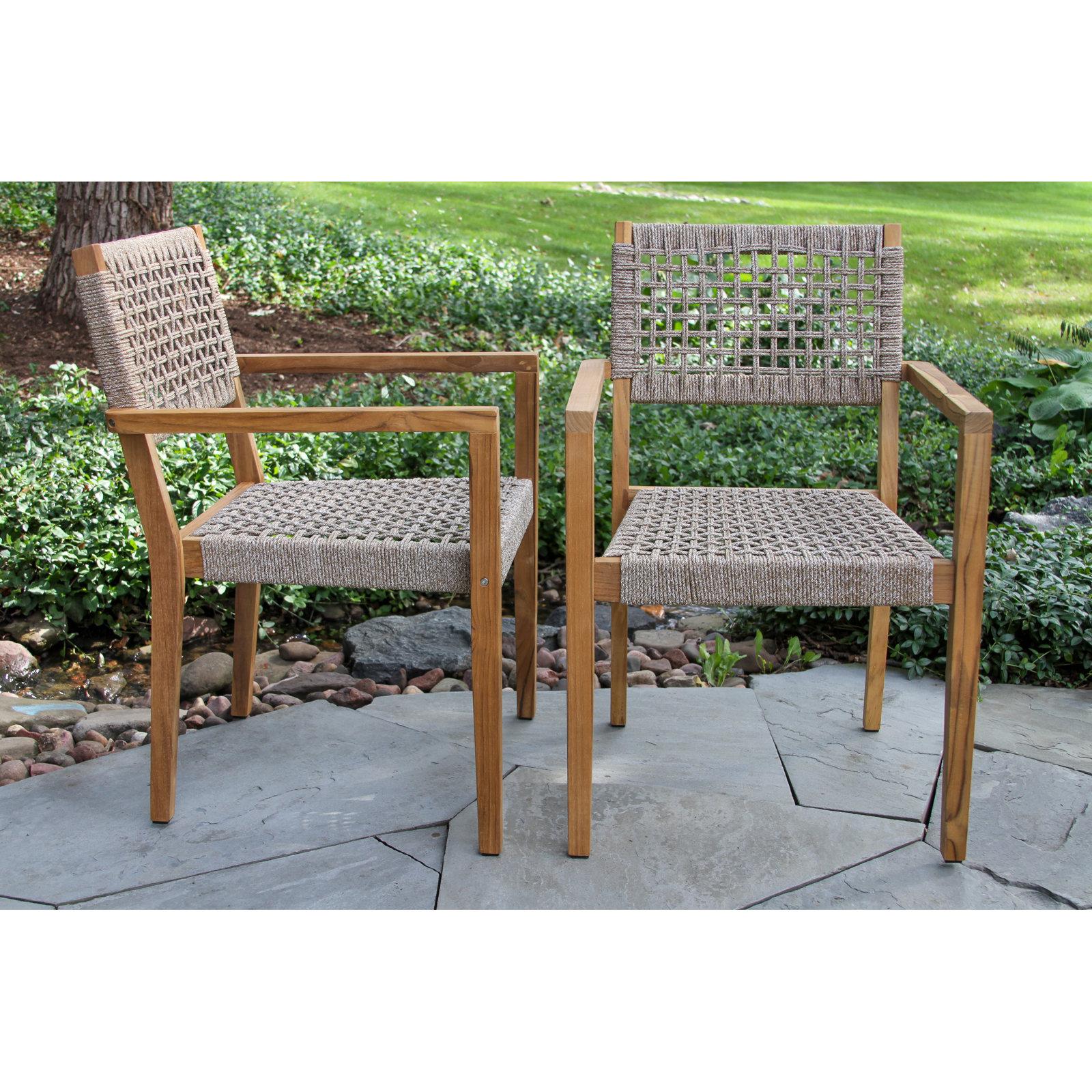 Cava Oval 6-Person Outdoor Dining Set, White
