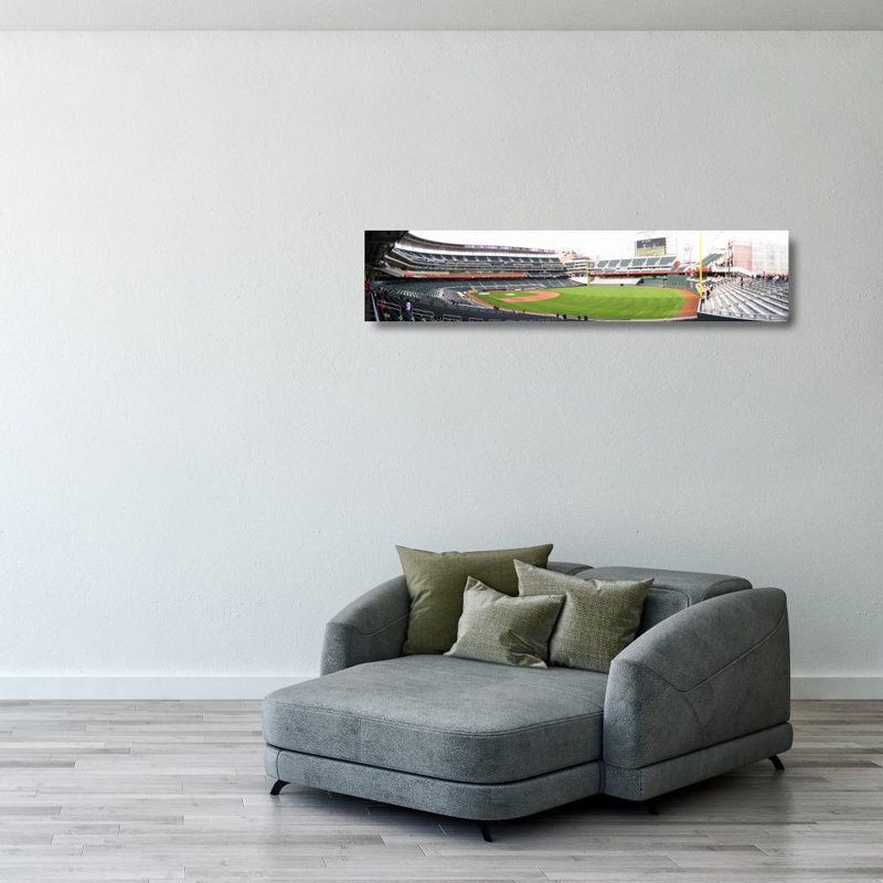 Target Field, 9" H x 40" W