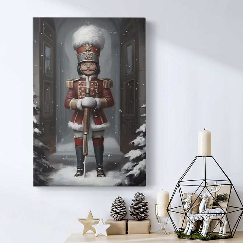 Art des Fêtes de Noël - Toile tendue avec châssis - Série 2-III, H 24 po x l 16 po