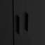 Armoire de rangement à 2 portes avec tablette réglable et poignées en métal-422992157