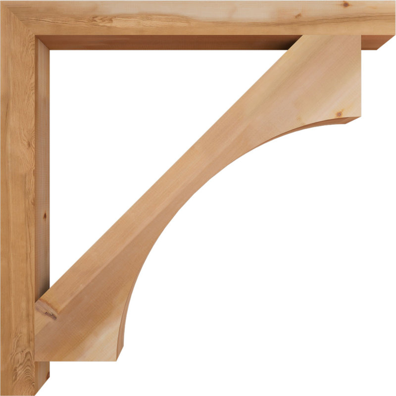 Support Westlake Block, Cèdre rouge de l'Ouest (lisse), H 46 po x l 3,5 po x P 46 po