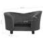 Canapé pour chien avec housse lavable en peluche et similicuir-475336091