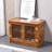 6 Pair Solid Wood Shoe Storage Cabinet