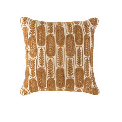 100% Cotton Throw Pillow
