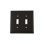 Egg and Dart 2-Gang Toggle Light Switch Wall Plate