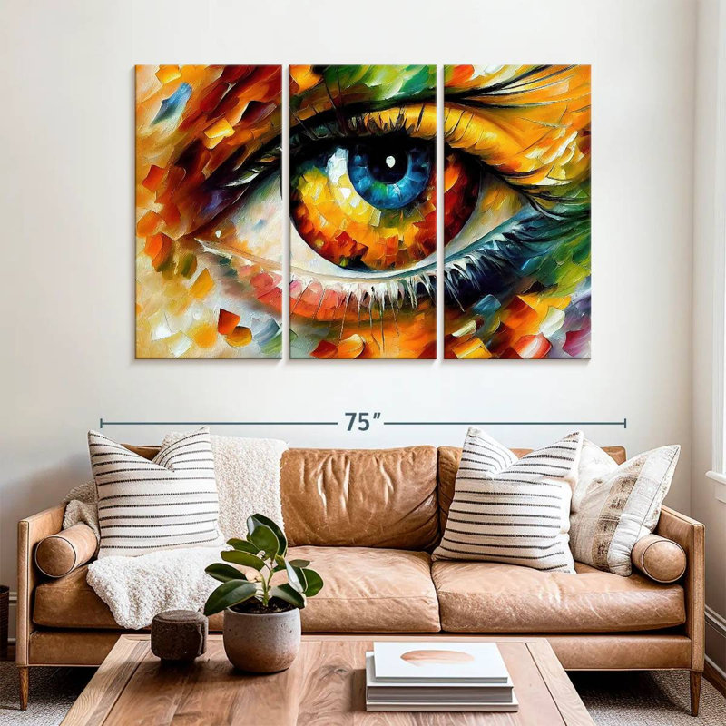 Leisha Eye I, 42" H x 65" W