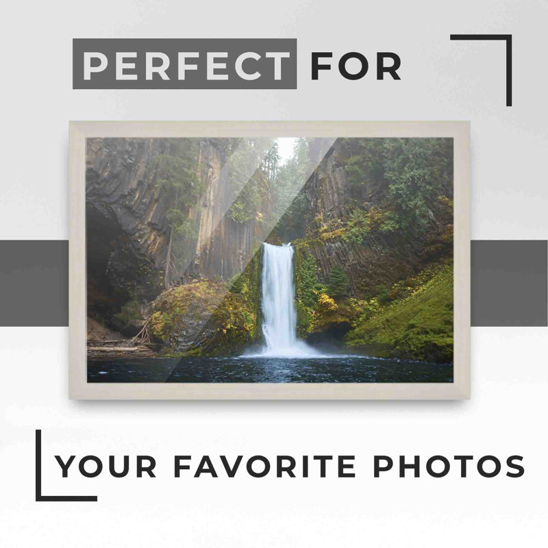 Wood Matte Picture Frame, 20" x 24", White/Brown