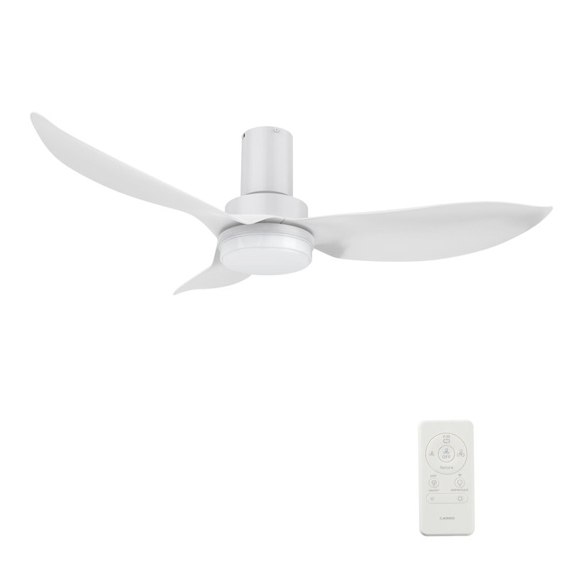 Ventilateur de plafond intelligent avec télécommande Ryna, ensemble d'éclairage inclus, fonctionne avec l'assistant Google et Amazon Alexa, raccourci Siri.