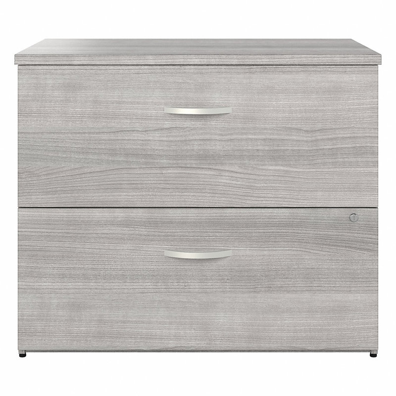 Kasyn 36''W 2 -Drawer Lateral Filing Cabinet, Platinum Gray