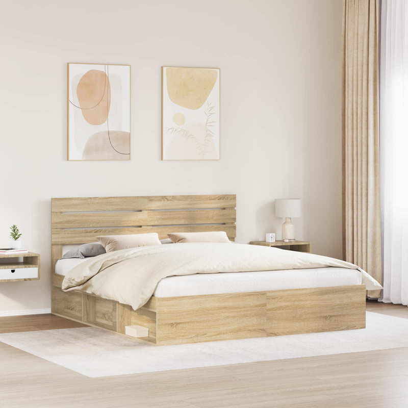 Solid Wood Bed, Sonoma, Super King (6')