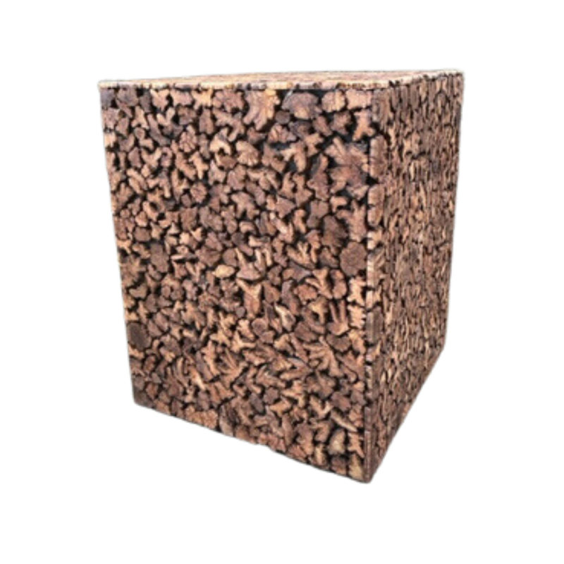 Canary Cube - Resin Top Side Table