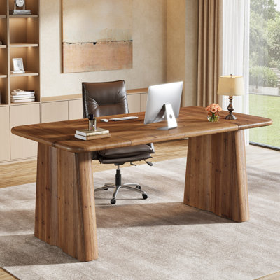 Solid Wood Computer Desk