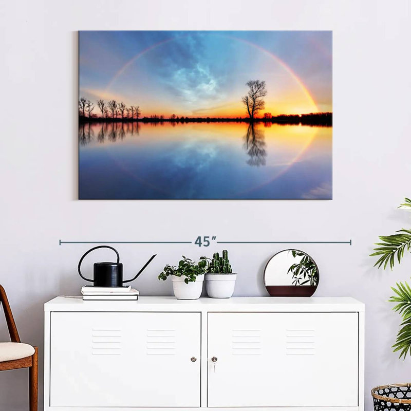 Kerrick Sunset Rainbow Reflection, 26" H x 39" W