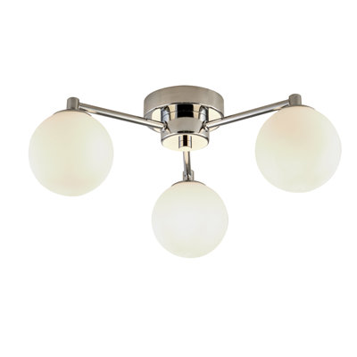 Zoey Glass Flush Mount