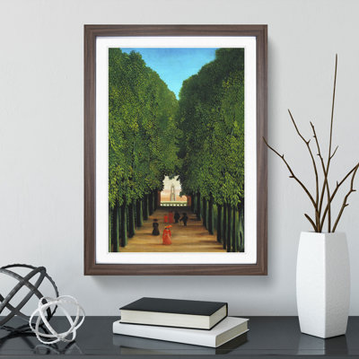 The Avenue in the Park by Henri Rousseau - Picture Frame Painting