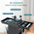 Rolling Utility Cart Storage Cart with Trays Lockable Craft Cart Salon Trolley