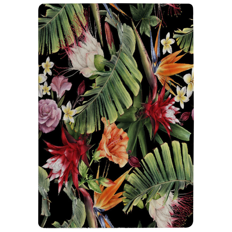 Harrison Floral Shag Area Rug, Rectangle 160 x 230cm