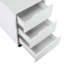 Noa 3 Drawer Mobile File Cabinet Vertical Filing Cabinet Wheels-114349128