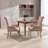 20.5'' H Tufted Linen Upholstered Armchair-84091140