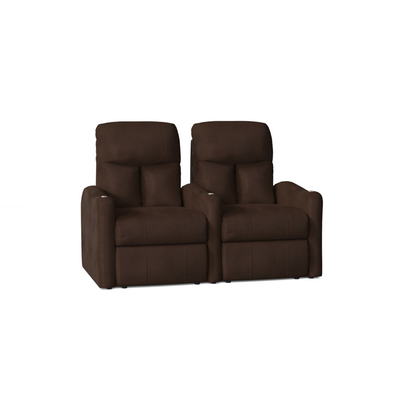 Causeuse de cinéma maison (rangée de 2), Java Smartsuede, Manuel