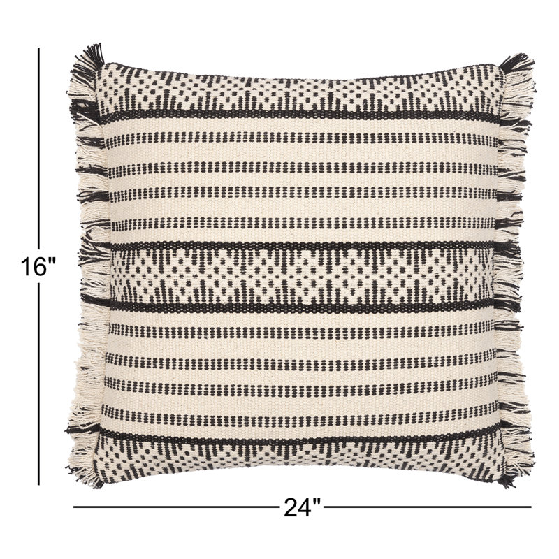 Housse de coussin et insert Joren, 16 po x 24 po, Inférieur