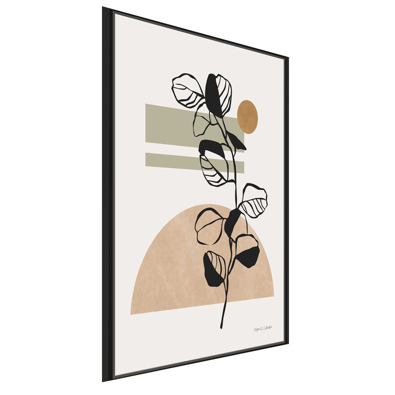 Peinture Scandi Farmhouse II, L 31,5 po x H 51,5 po, Cadre noir