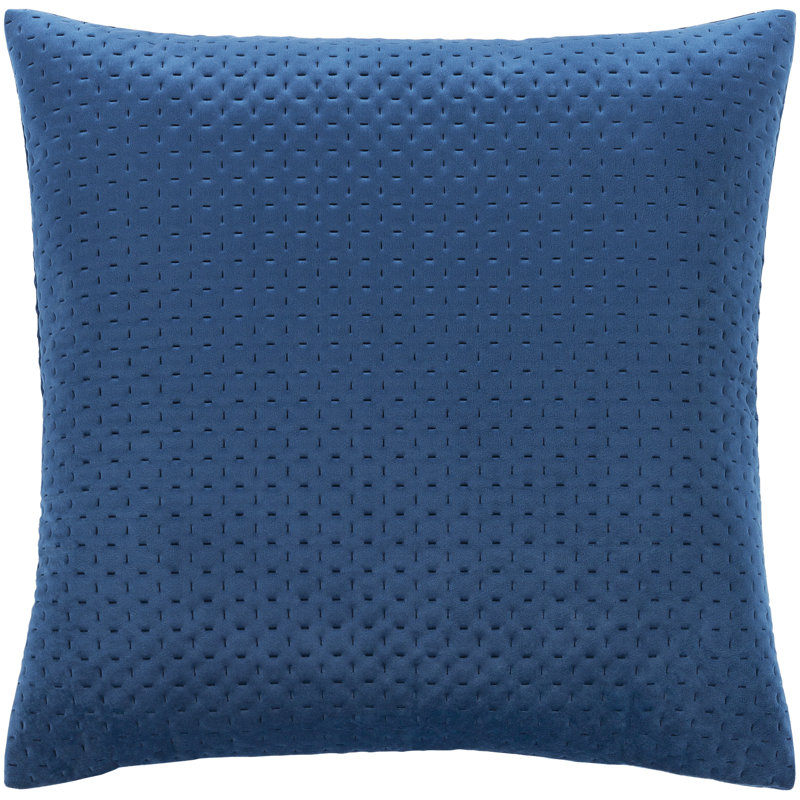 Jocques Velvet Reversible Pillow Cover, Charcoal, 22" x 22"