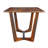 Myra  Dining Table, 67" Rectangular Top In Walnut Brown Sheesham Wood, Black Metal Base