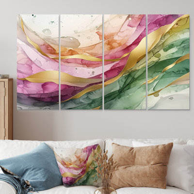 Carlton - Liquid Ink Abstract Wall Decor - Modern Wall Art
