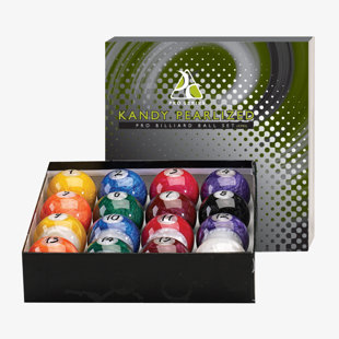 Ensemble de boules de billard 16 pièces Kandy Pearl
