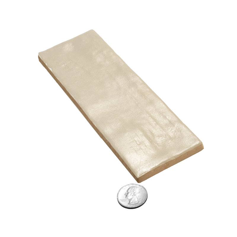 Mallorca 8" x 2.5" Ceramic Subway Tile, Green