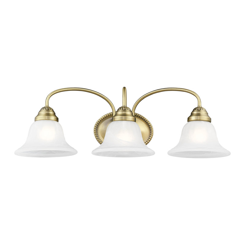 Nicolas 3 - Light Dimmable Vanity Light, Antique Brass