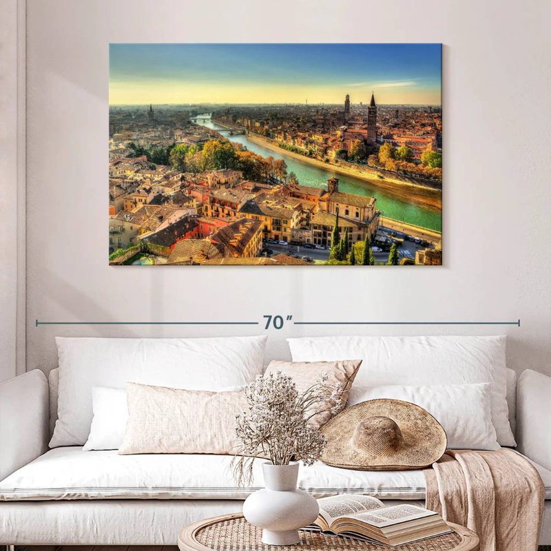 Paysage urbain Sirpi Verona, H 32 po x l 48 po