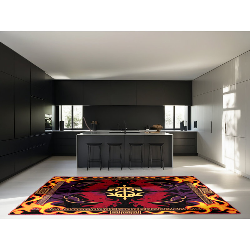 Grand Acanthus Rug, Rectangle 2' x 3'