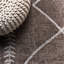Tapis brun / beige Kinkade Tribal Diamond-810273357