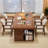 Walnut Rectangular Solid Wood desks-107225692-107225689