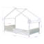 Twin Metal Canopy Bed Storage House Bed-1001626440