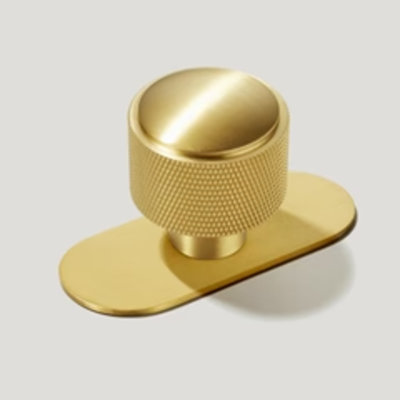 HUMBOLDT Knurled Button Knob (With Backplate)