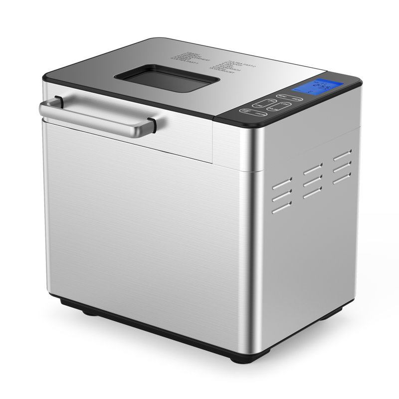 Simzlife Bread Maker, 2LB Dough & Bread Maker Machine with Auto Fruit and Nut Dispenser, Fit for 3 Loaf Sizes & 3 Crust Colors