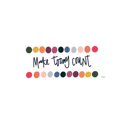 Rainbow Make Today Count by Jaxn Blvd. - Wrapped Canvas Panoramic Print