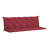 Garden Bench Cushion Set of 2 Wine Red Oxford Fabric with Hollow Fiber Outdoor Bench Cushions-1921456681-1921456692