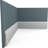 Endurathane Barcelona Baseboard Moulding, 4"H x 3/8"P x 94 1/2"L, Factory Primed