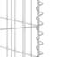 3.6 ft. H x 10.6 ft. W Vidaxl Galvanized Steel Fence Panel-87681969