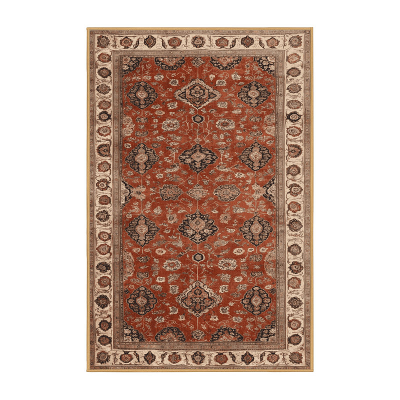 Tapis brun lavable à la machine, Tapis de couloir 2 pi x 5 pi